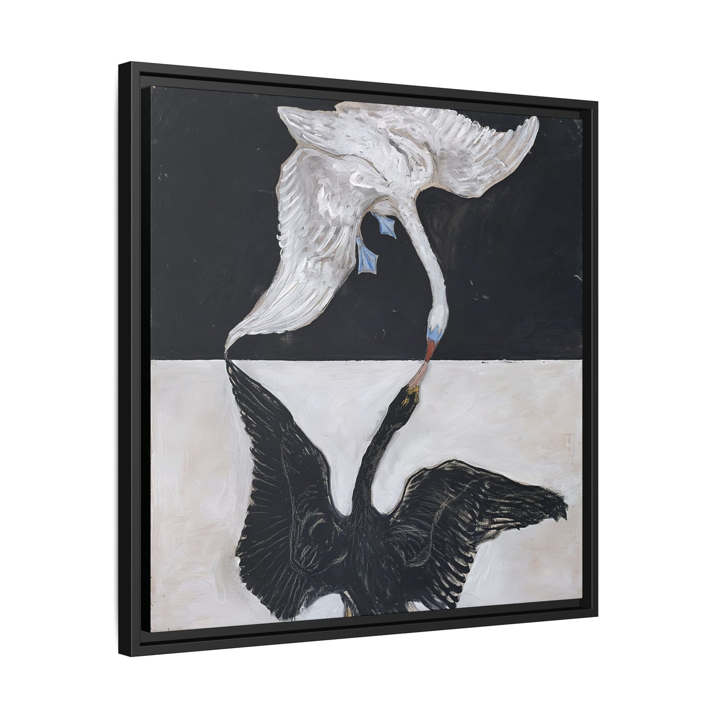 Group IX,SUW, The Swan, No. 1 (1915) by Hilma af Klint   / Toile encadrée sur caisse américaine