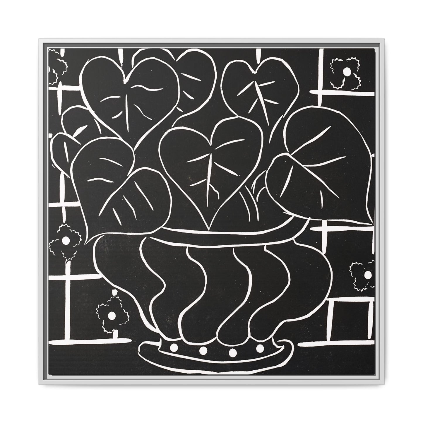 Corbeille de bégonias I (1938) by Henri Matisse / Toile encadrée sur caisse américaine