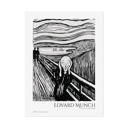 The Scream (1895) by Edvard Munch / Affiche imprimée - Série ART's Collection