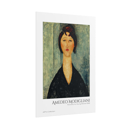 Portrait of a Young Woman (1918) by Amedeo Modigliani / Affiche imprimée - Série ART's Collection