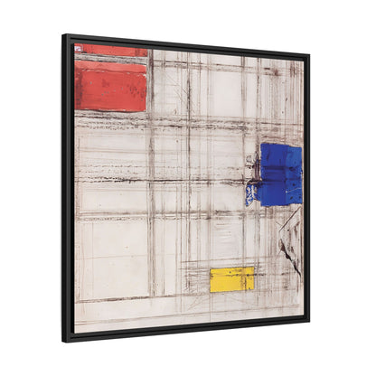 Study for a Composition (1940-1941) by Piet Mondrian  / Toile encadrée sur caisse américaine