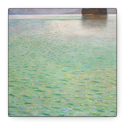 Island in the Attersee (circa 1901-1902) by Gustav Klimt / Reproduction Fine Art sur Toile / Flanc Large Epaisseur 3.2 cm - 1.25 inch