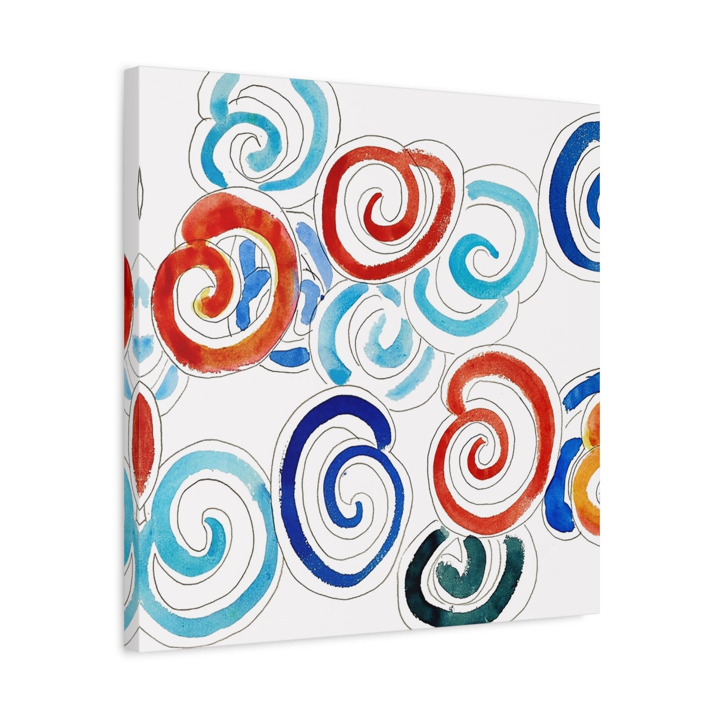 Escargots (1953) by Henri Matisse / Reproduction Fine Art sur Toile / Flanc Large Epaisseur 3.2 cm - 1.25 inch