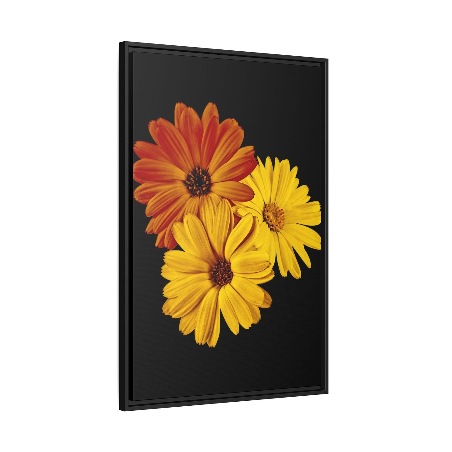 Collection Signature "FLORAL Numéro 4" sur Toile encadrée avec caisse américaine