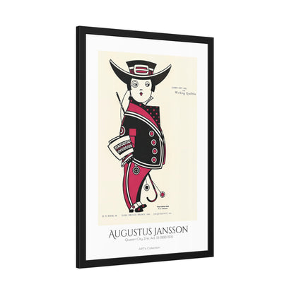 Queen City Ink, Ad. 33 (1890-1913) by Augustus Jansson  / Affiche Encadrée série ART's Collection