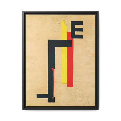 E-Bild - E Picture (1921) by László Moholy-Nagy  / Toile encadrée sur caisse américaine