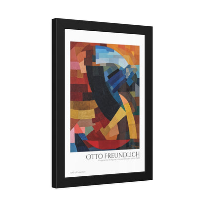 Fragments de figure à l'ensemble des plans (1928) by Otto Freundlich  / Affiche Encadrée série ART's Collection