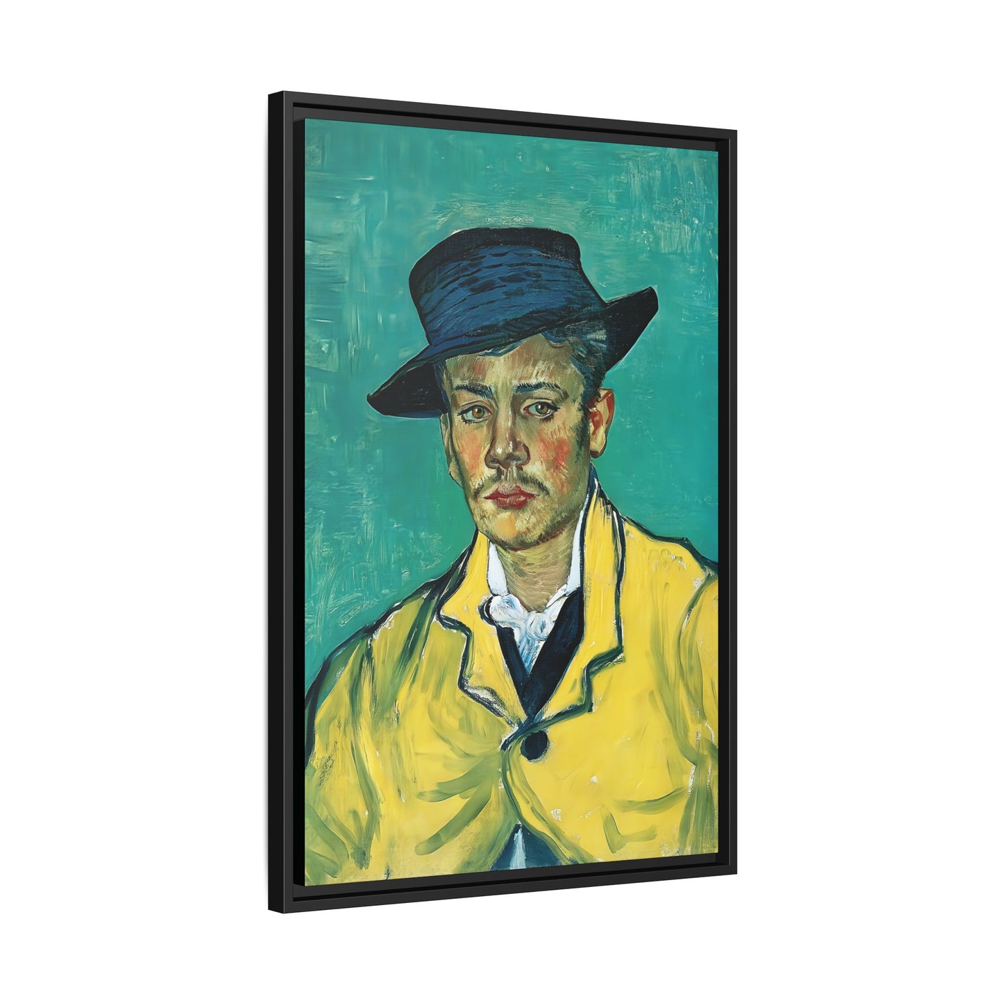 Portrait of Armand Roulin (1888) by Vincent van Gogh / Toile encadrée sur caisse américaine