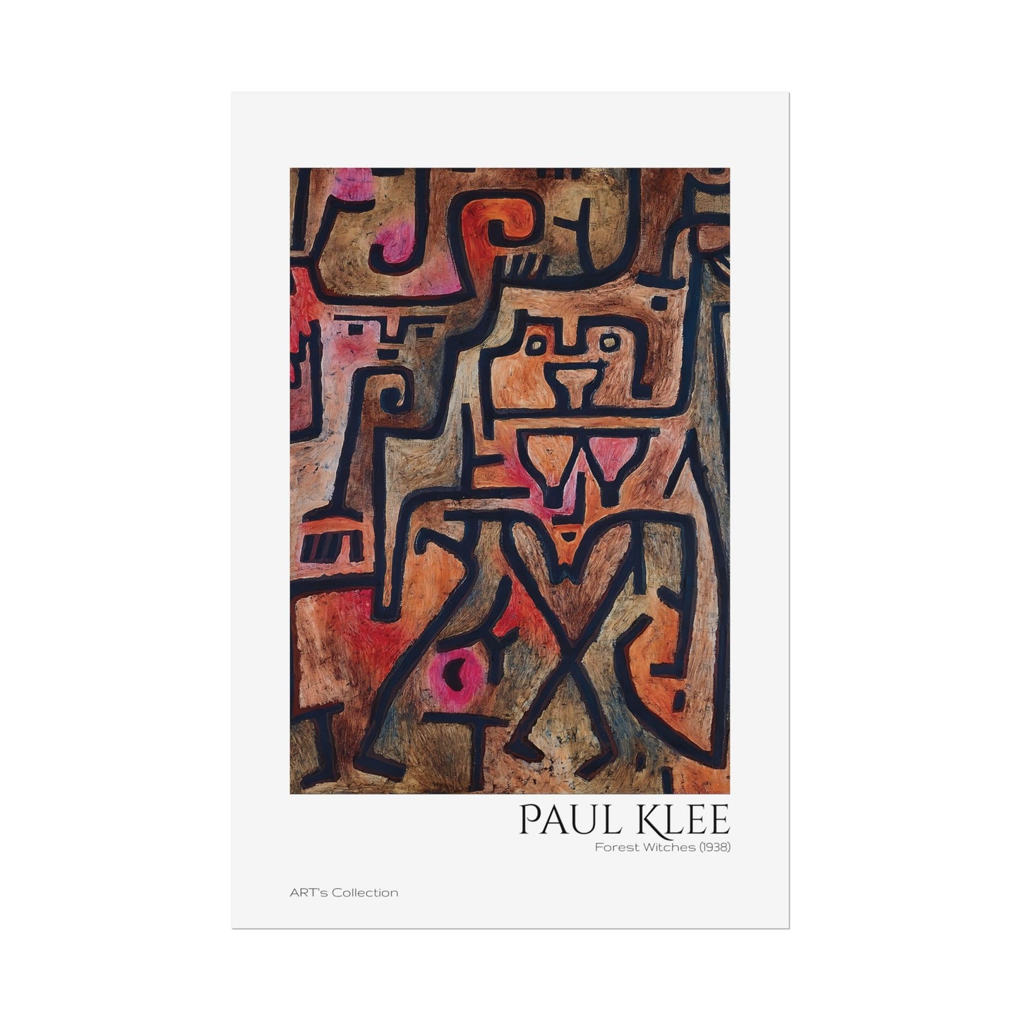 Forest Witches (1938)  by Paul Klee / Affiche imprimée - Série ART's Collection