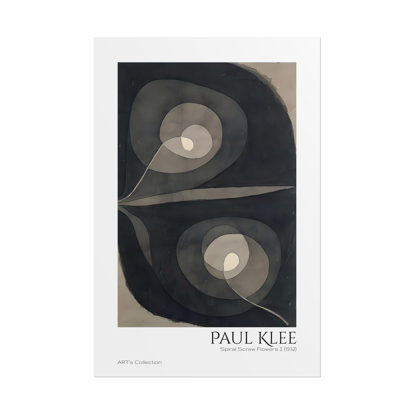 Spiral Screw Flowers I (1932)  by Paul Klee / Affiche imprimée - Série ART's Collection