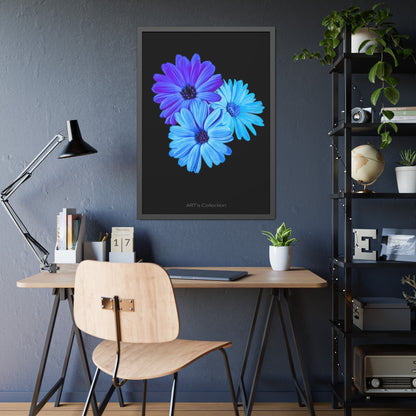 Collection Signature "FLORAL Numéro 2" sur Affiche Encadrée série ART's Collection