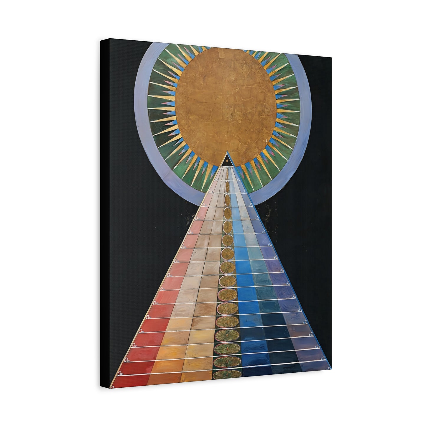 Altarpiece No. 1 Group X (1915) by Hilma af Klint / Reproduction Fine Art sur Toile /  Epaisseur 3.2 cm - 1.25 inch