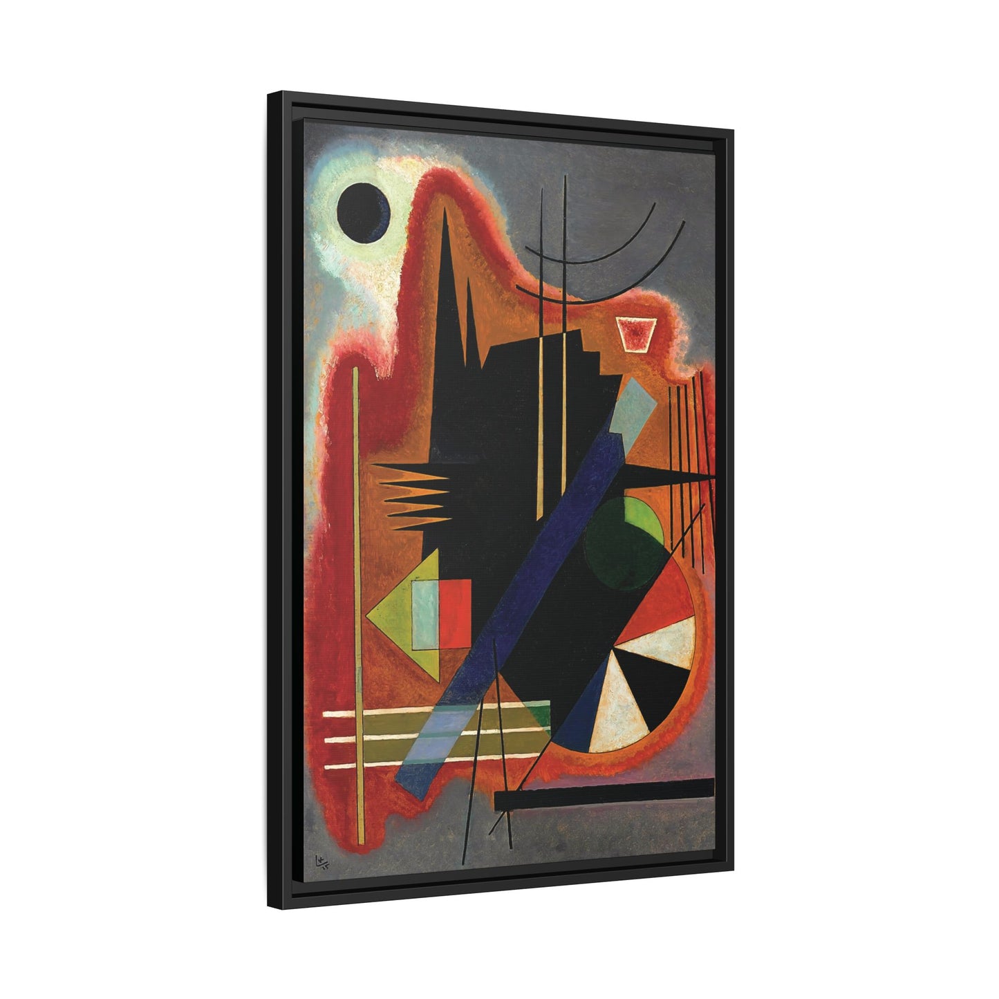Wassily Kandinsky / Several Points (1925) / Toile encadrée sur caisse américaine