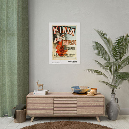 Kinia Raffard, Amer Toni-Aperitif (1888) by Jules Chéret / Affiche imprimée - Série Vintage Ads Collection