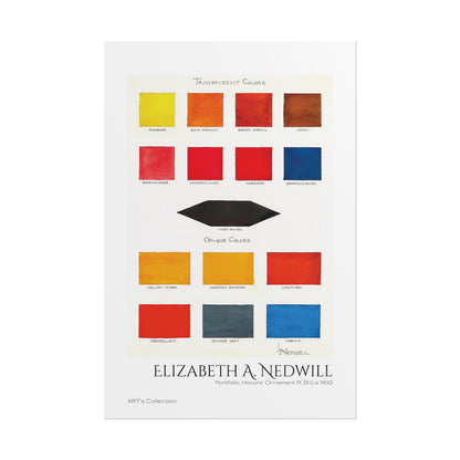 Portfolio, Historic Ornament Pl 39 (ca 1900) by Elizabeth A. Nedwill / Affiche imprimée - Série ART's Collection