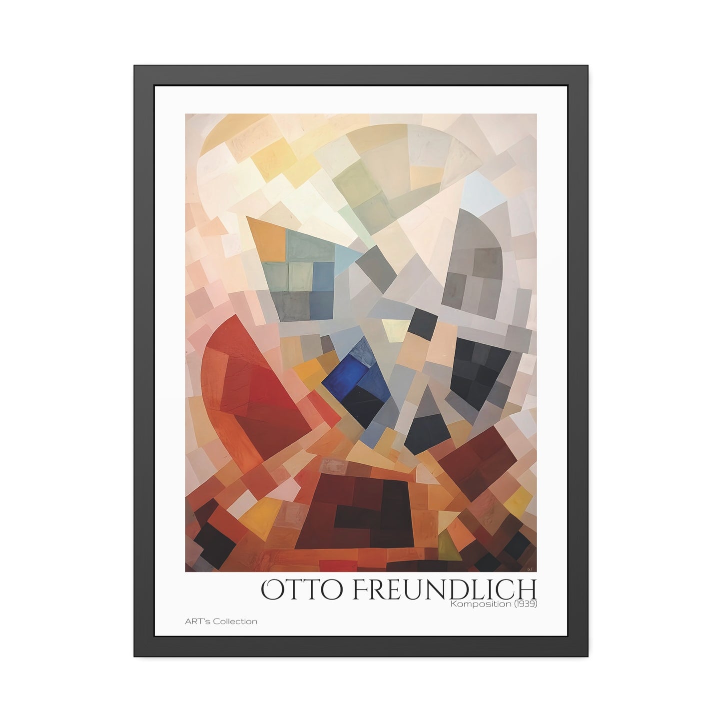 Komposition (1939) by Otto Freundlich  / Affiche Encadrée série ART's Collection