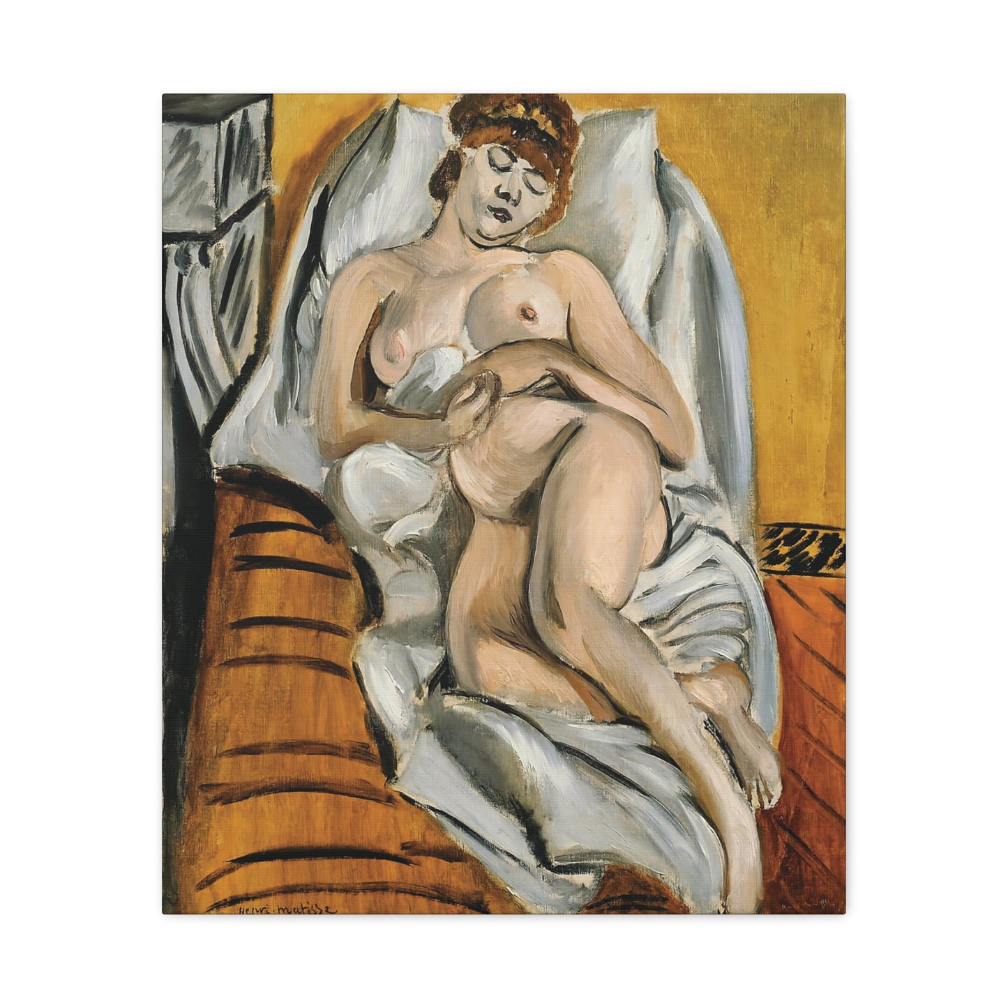 Femme nue (1915) by Henri Matisse / Reproduction Fine Art sur Toile /  Epaisseur 3.2 cm - 1.25 inch