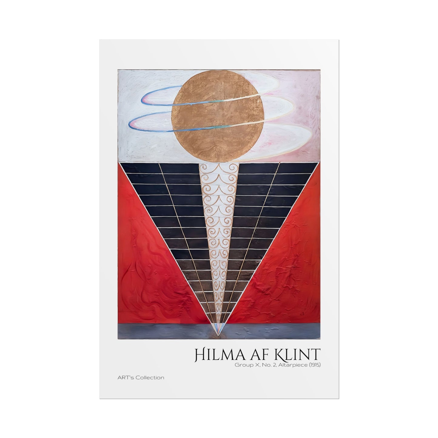 Group X No 2 Altarpiece (1915) by Hilma af Klint  / Affiche imprimée - Série ART's Collection