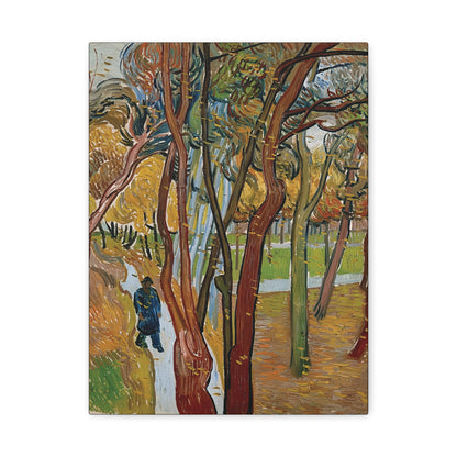 The garden of Saint Paul's Hospital by Vincent van Gogh  / Reproduction Fine Art sur Toile / Epaisseur 3,2cm - 1'25 po