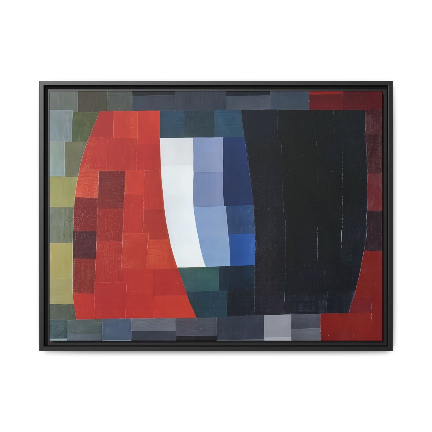 My Sky is Red (1933)  by Otto Freundlich / Toile encadrée sur caisse américaine