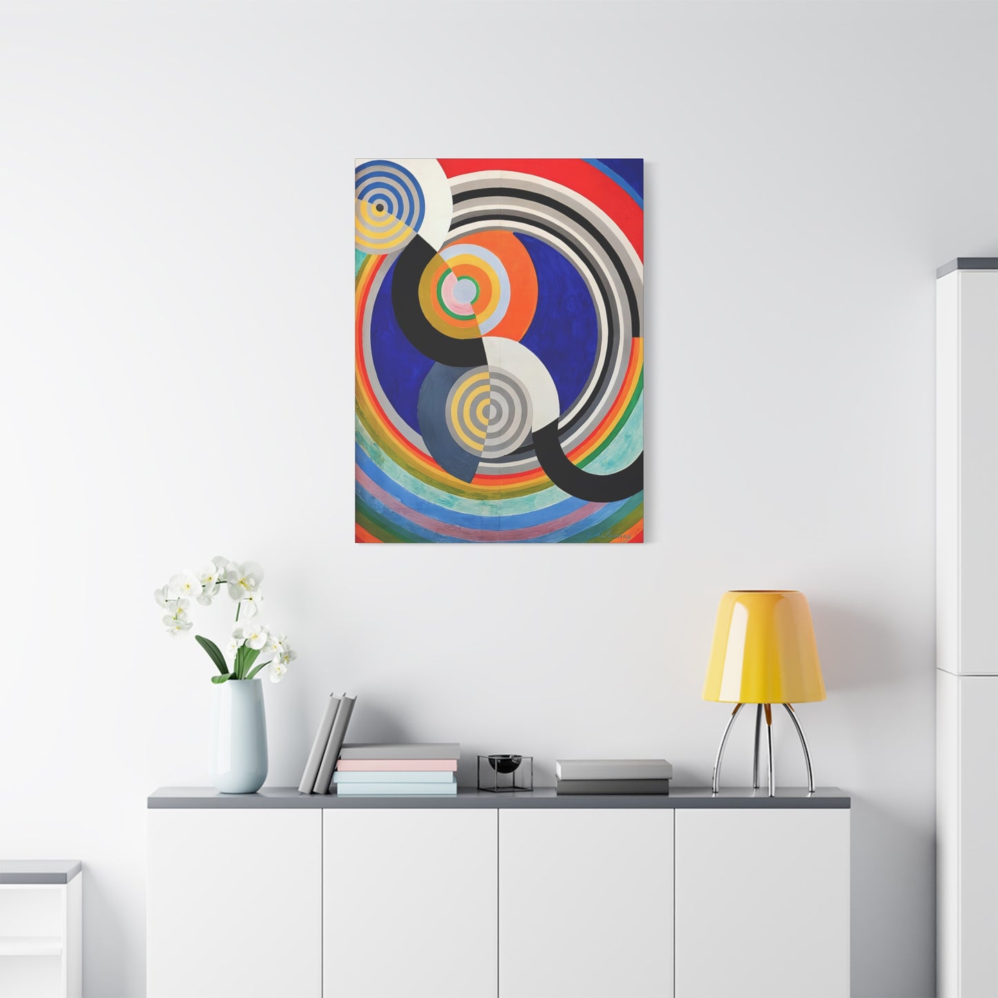 Rythme numéro 2 (1938)  by Robert Delaunay / Reproduction Fine Art sur Toile / Epaisseur 3,2cm - 1'25 po