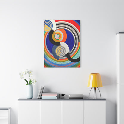 Rythme numéro 2 (1938)  by Robert Delaunay / Reproduction Fine Art sur Toile / Epaisseur 3,2cm - 1'25 po