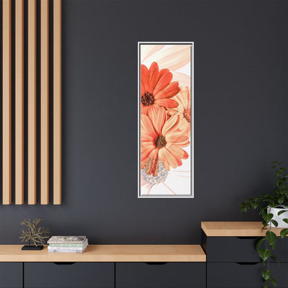 Collection Signature "FLORAL Numéro 17" sur Toile encadrée avec caisse américaine