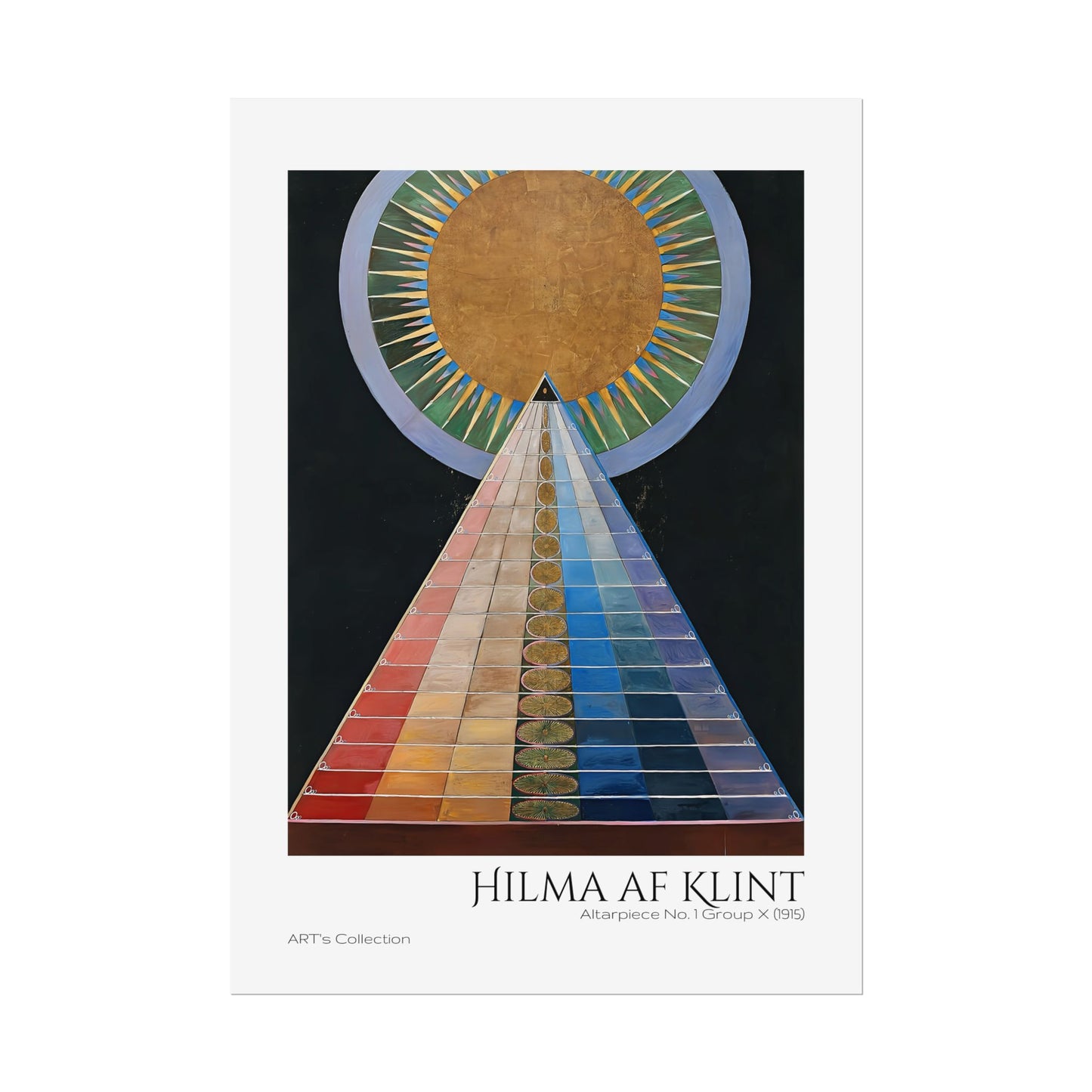 Altarpiece No. 1 Group X (1915) by Hilma af Klint  / Affiche imprimée - Série ART's Collection