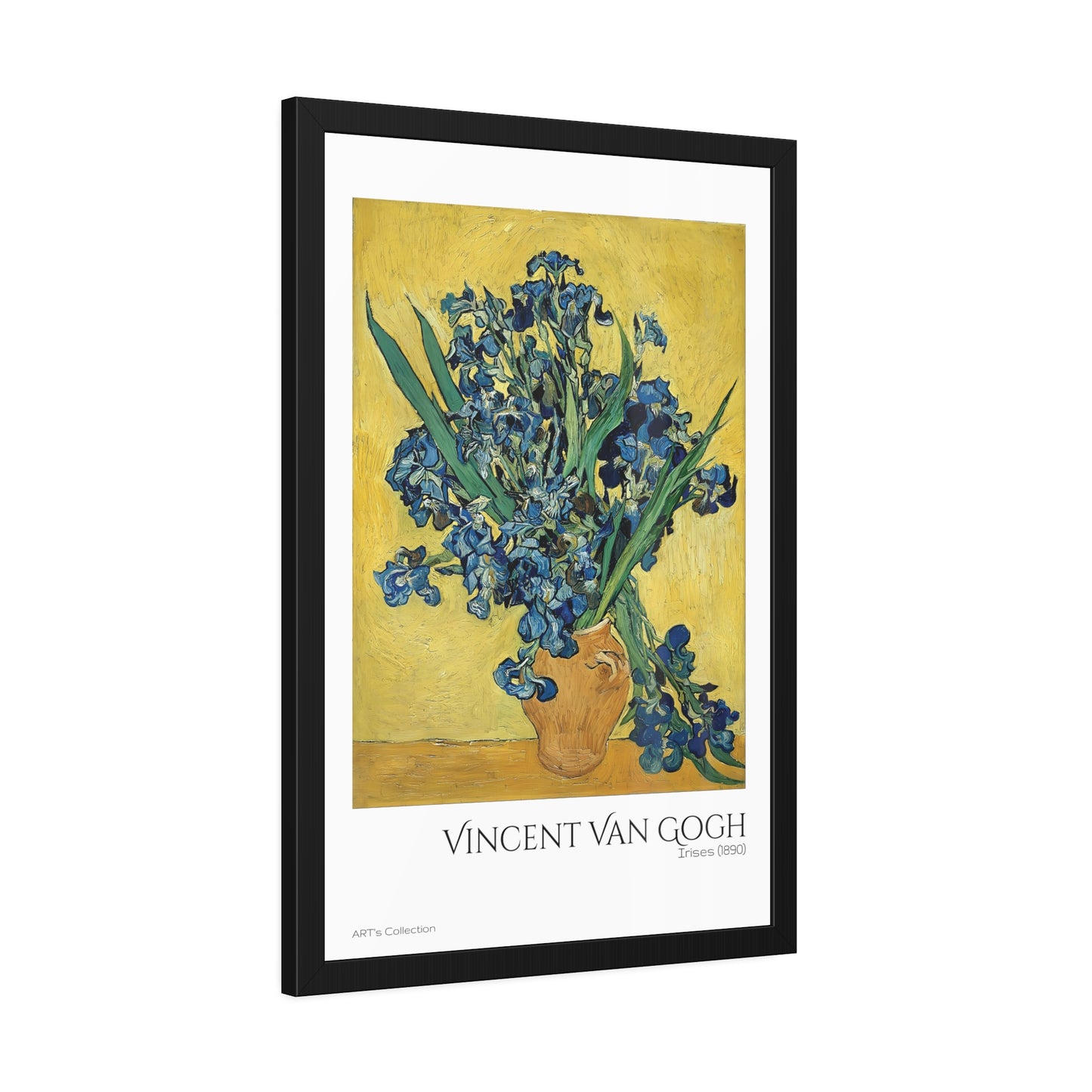 Irises (1890) by Vincent Van Gogh / Affiche Encadrée série ART's Collection