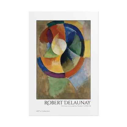 Formes circulaires, Soleil Numéro 2 (1912-1913) by Robert Delaunay / Affiche imprimée - Série ART's Collection