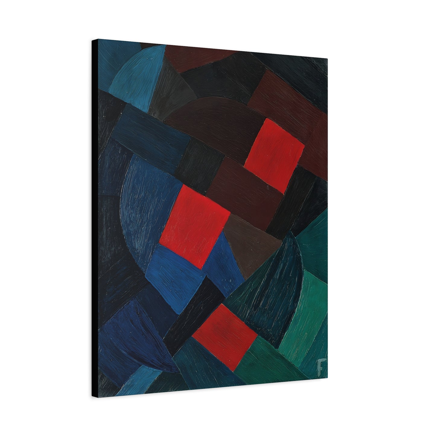 Komposition (1935-1936) by Otto Freundlich  / Reproduction Fine Art sur Toile / Epaisseur 3,2cm - 1'25 po