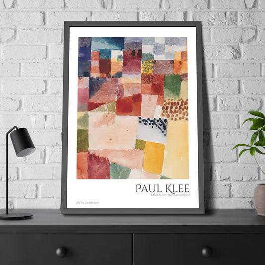 Motif from Hammamet (1914) by Paul Klee / Affiche Encadrée série ART's Collection