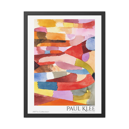Movement of Vaulted Chambers (1915) by Paul Klee / Affiche Encadrée série ART's Collection
