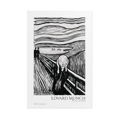 The Scream (1895) by Edvard Munch / Affiche imprimée - Série ART's Collection