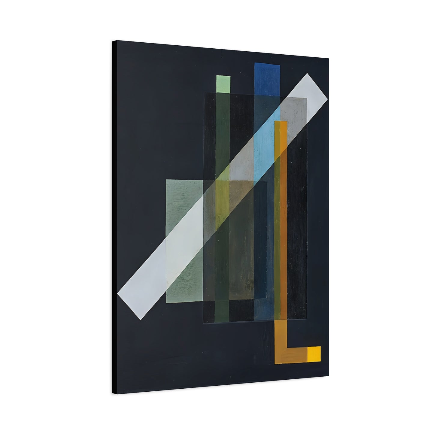 Construction (1924) by László Moholy-Nagy  / Reproduction Fine Art sur Toile /  Epaisseur 3.2 cm - 1.25 inch