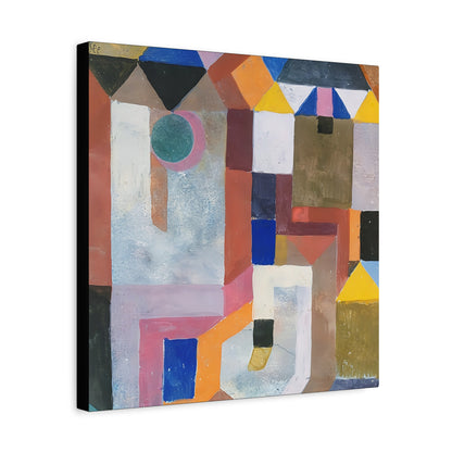 Colorful Architecture (1917) by Paul Klee   / Reproduction Fine Art sur Toile / Epaisseur 3,2cm - 1'25 po