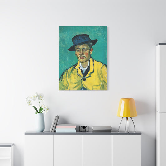 Portrait of Armand Roulin (1888) by Vincent van Gogh  / Reproduction Fine Art sur Toile / Epaisseur 3,2cm - 1'25 po