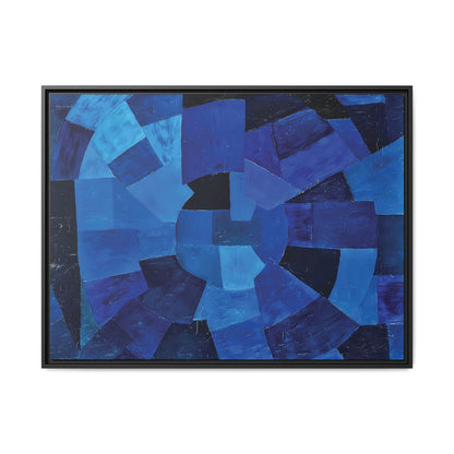 Komposition in Blau (1931) by Otto Freundlich / Toile encadrée sur caisse américaine