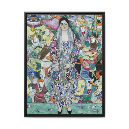 Portrait of Friederike Maria Beer (1916) by Gustav Klimt  / Toile encadrée sur caisse américaine