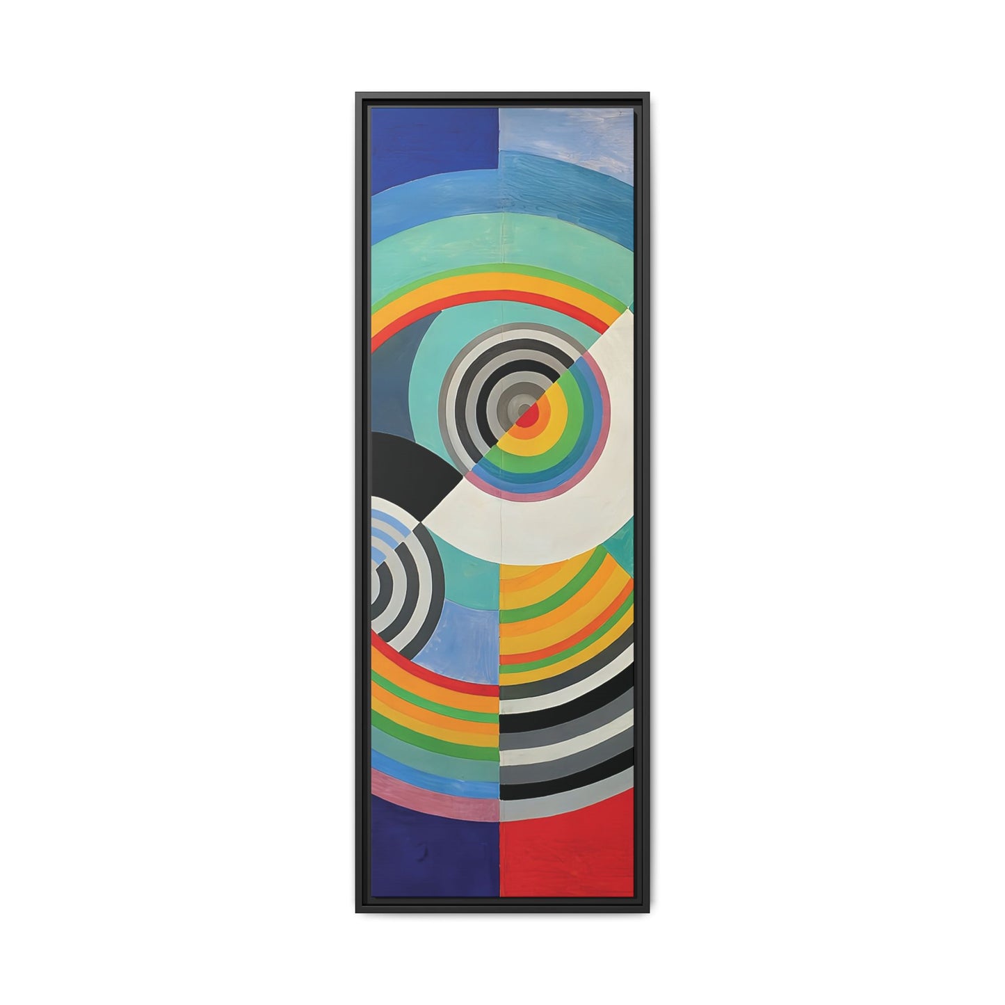 Rythme Numéro 3 (1938)  by Robert Delaunay  / Toile encadrée sur caisse américaine