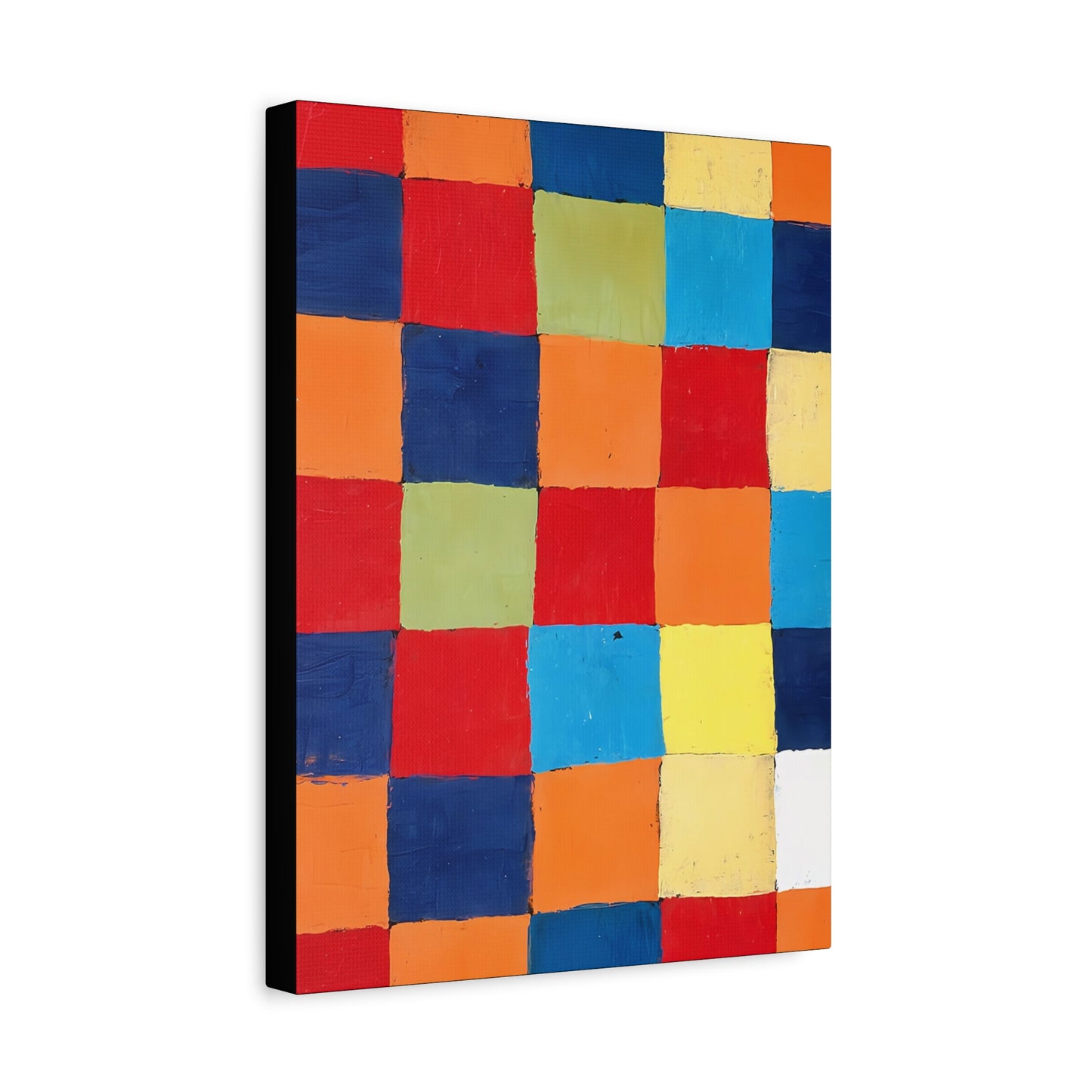 Color chart Qu 1 (1930) by Paul Klee / Reproduction Fine Art sur Toile / Large Epaisseur 3.2 cm - 1.25 inch