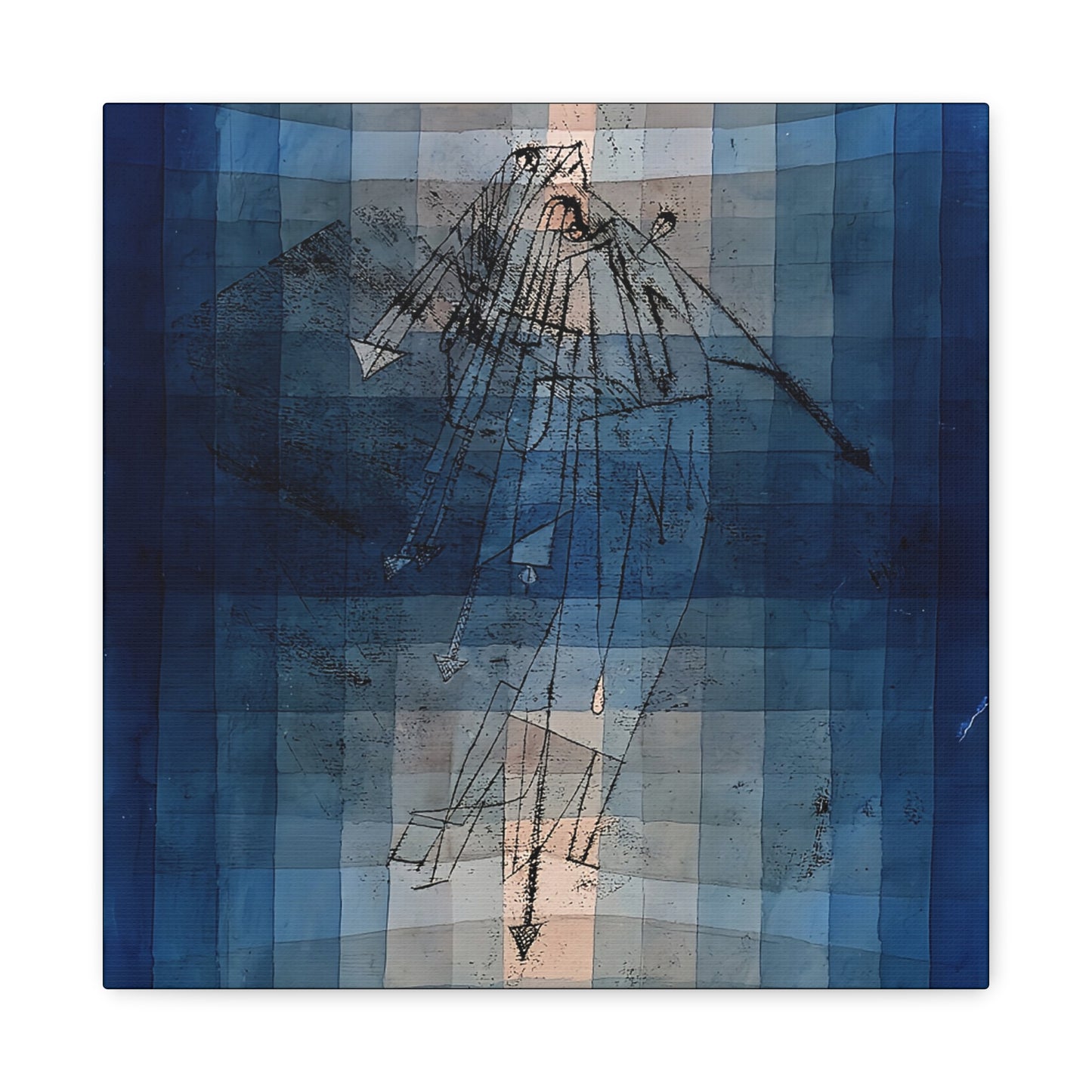 Dance of Moth (1923) by Paul Klee  / Reproduction Fine Art sur Toile / Epaisseur 3.2 cm - 1.25 inch