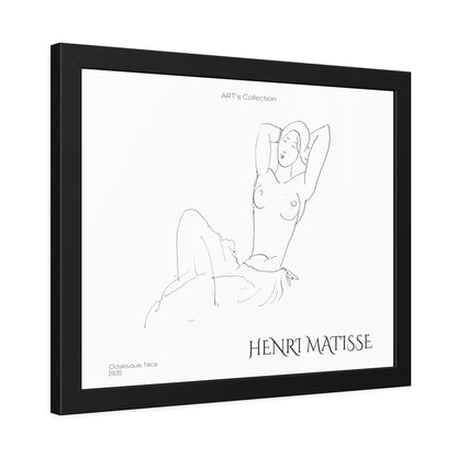 Odalisque, Nice (1931) by Henry Matisse  / Affiche Encadrée série ART's Collection