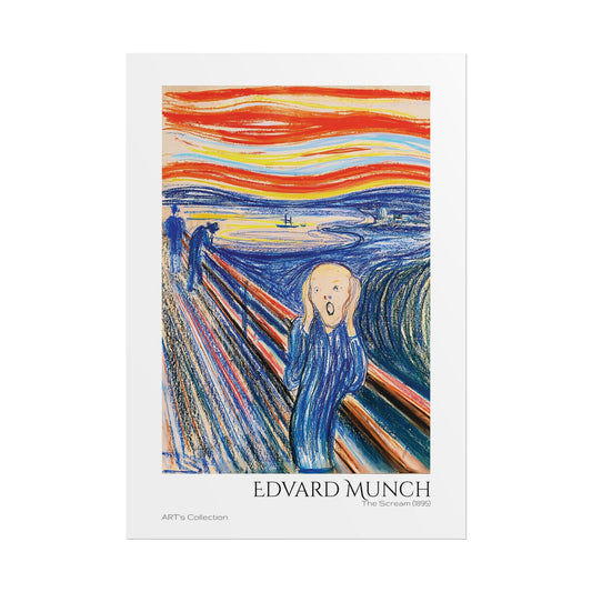 The Scream (1895) color version by Edvard Munch / Affiche imprimée - Série ART's Collection