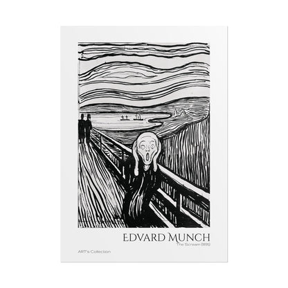 The Scream (1895) by Edvard Munch / Affiche imprimée - Série ART's Collection