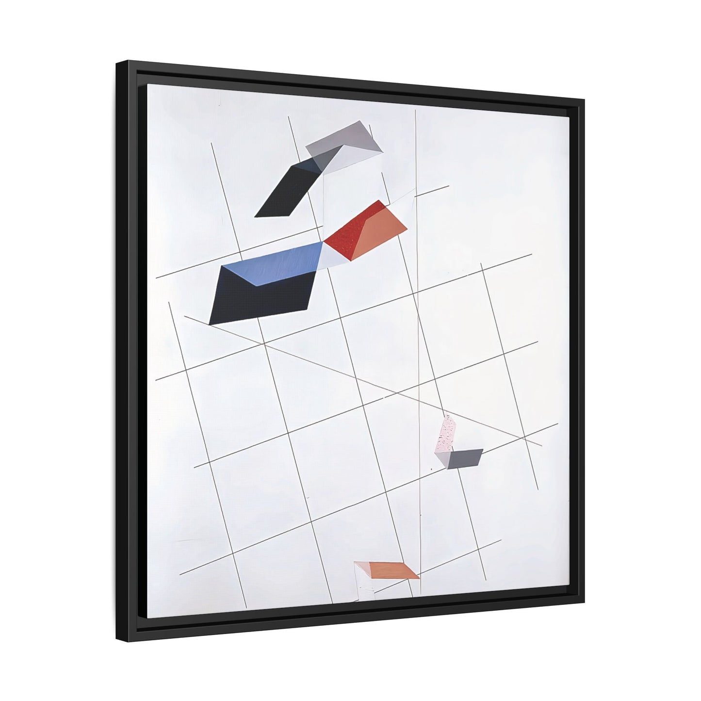 L IV (1936) by László Moholy-Nagy  / Toile encadrée sur caisse américaine