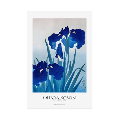 Irises (1925 - 1936) by Ohara Koson / Affiche imprimée - Série ART's Collection