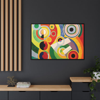 Rythme, Joie de vivre (1930) by Robert Delaunay  / Toile encadrée sur caisse américaine