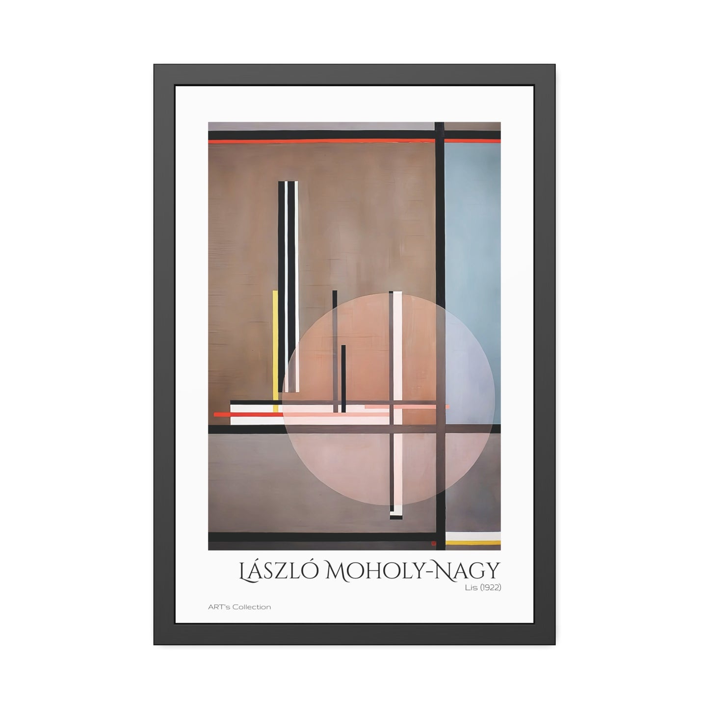 Lis (1922) by László Moholy-Nagy  / Affiche Encadrée série ART's Collection