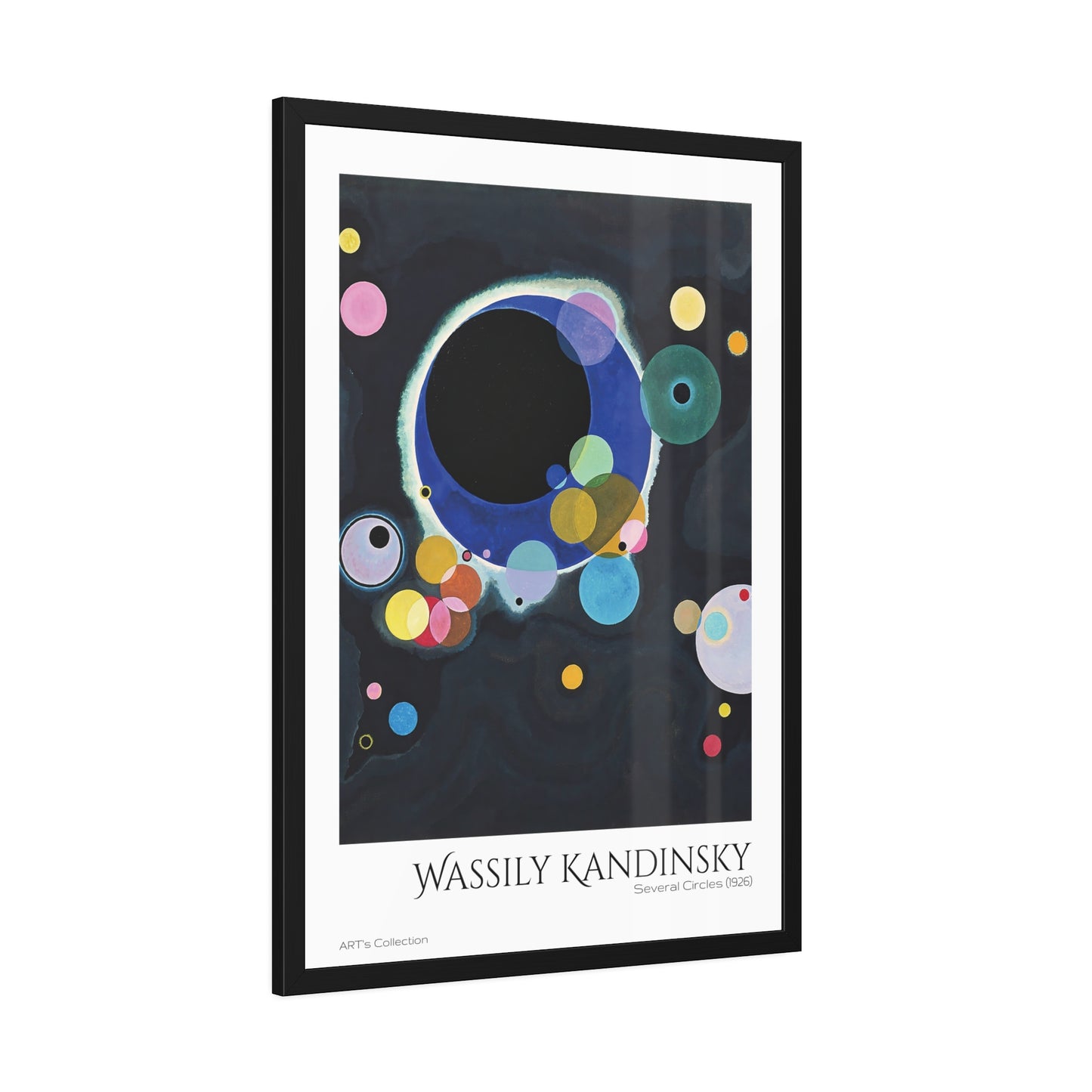 Several Circles (1926) by Wassily Kandinsky / Affiche Encadrée série ART's Collection